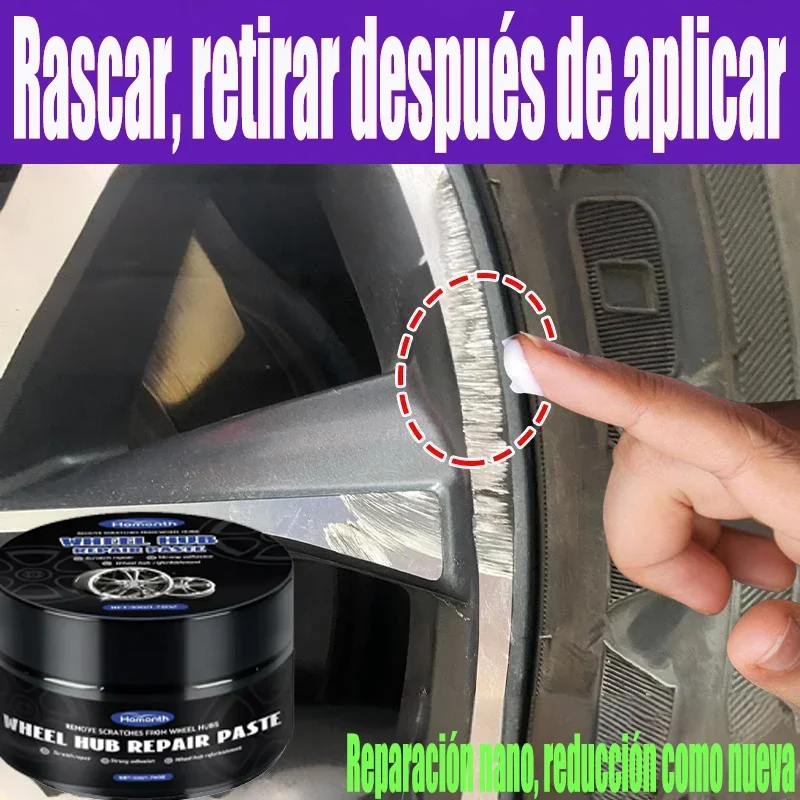 Car Wheel Rim Scratch Refurbishment Paste Tire Rim Scratch Paint Repair Black And White Silver Aluminum Alloy Rim/988v*