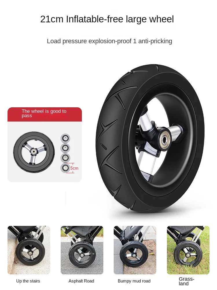 trailer folding small cart household shopping grocery small cart pulling goods pull rod for outdoor large wheeled handcart