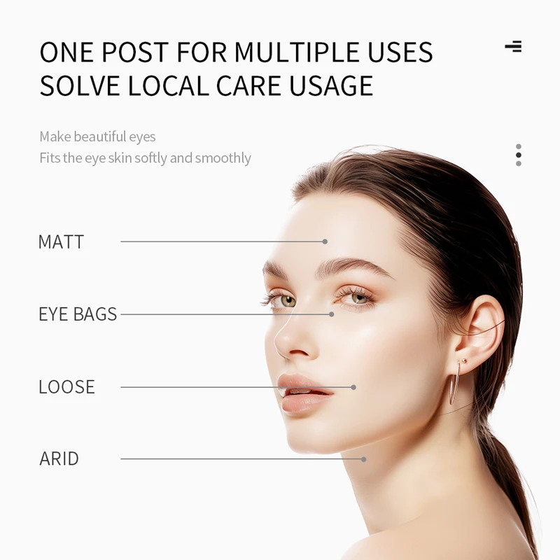 5/10 Pairs SADOER Pearl Eye Mask Anti Dark Circles Removal Eyes Bags Whitening Moisturizing Firming Patches Skin Care