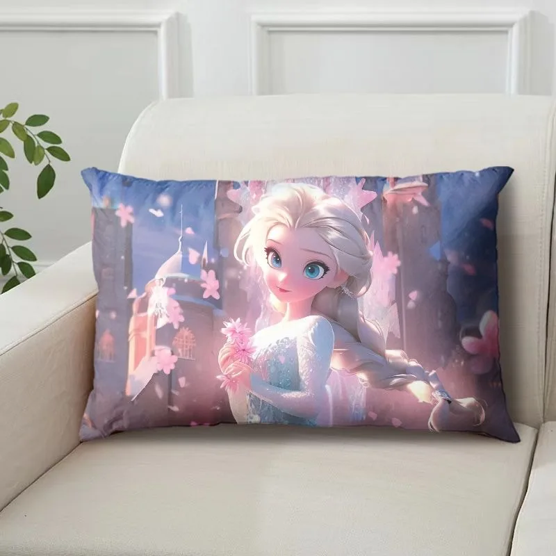 Frozen Princess Aisha Printed Pillowcase Home Room Decoration Bed Sleeping Pillowcase Soft and Comfortable Sofa Cushion Cover 4