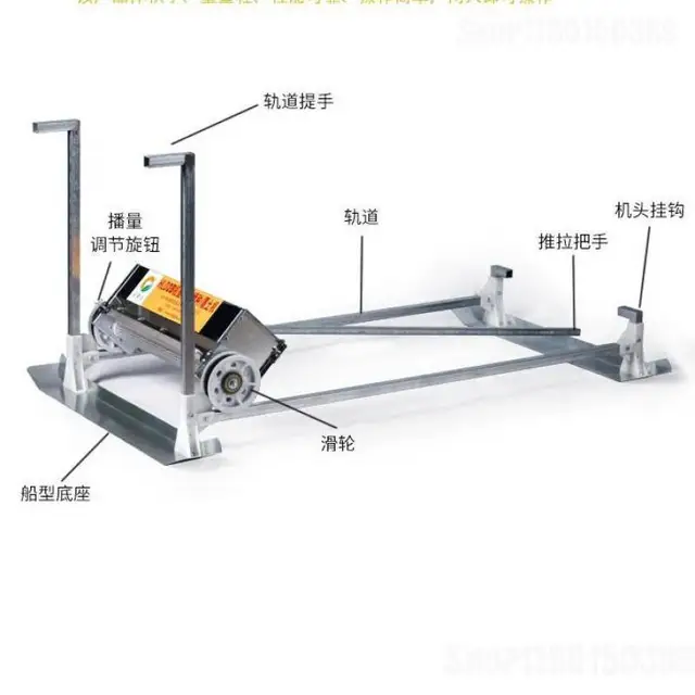 Kis Rizs Vető Burkológép Kézi Push Pálya Típusú Palánta Gép Átültetés Tálca Vetőmag Burkolat Talajtakaró