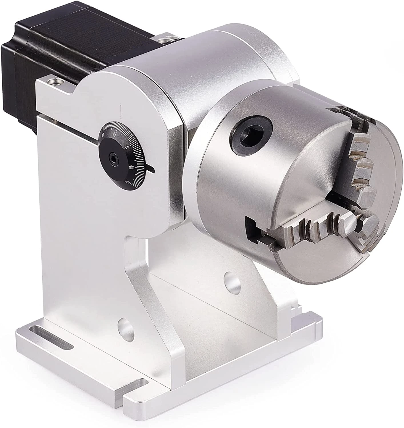 Daja Rotary Axis Attachment For Fiber Laser Engravers, 3 Jaw Rotary