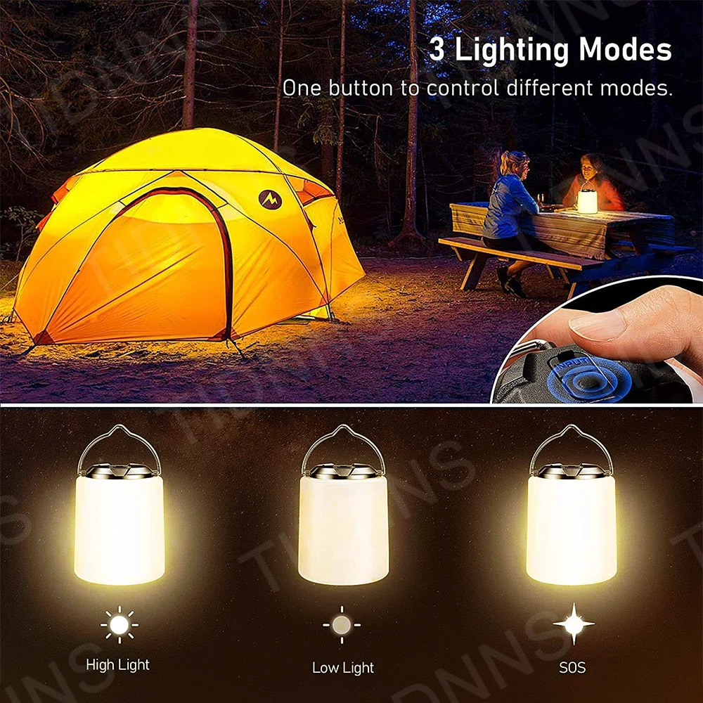 Portable lanterns camping light camping lamp portable flashlight camping lantern portable torch LED Rechargeable Lantern Camping Supplies Lights Bulb Battery Powered Rechargeable Lamp Flashlight