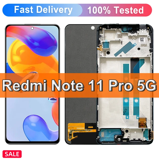  Para Xiaomi Redmi Note 11 Pro 5G Reemplazo De Pantalla [No  Original] Compatible Para Xiaomi Redmi Note 10 Pro 4G Pantalla LCD Pantalla  Táctil Digitalizador Asamblea 21091116I 2201116SG LCD Negro 