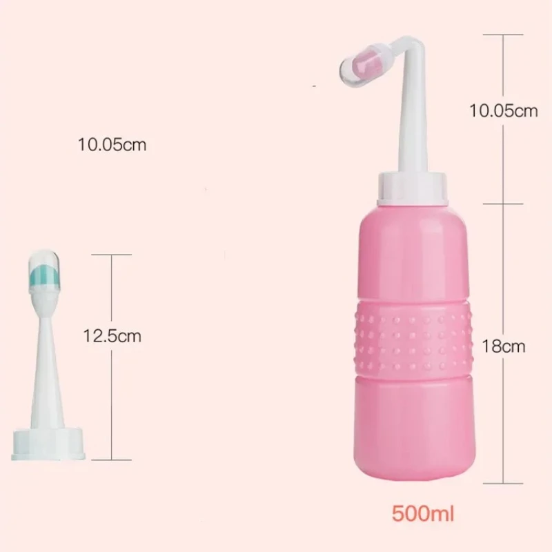 1/2pcs 500ml portable spray bottle handheld travel cleaner suitable for cleaning private parts of pregnant women and infants