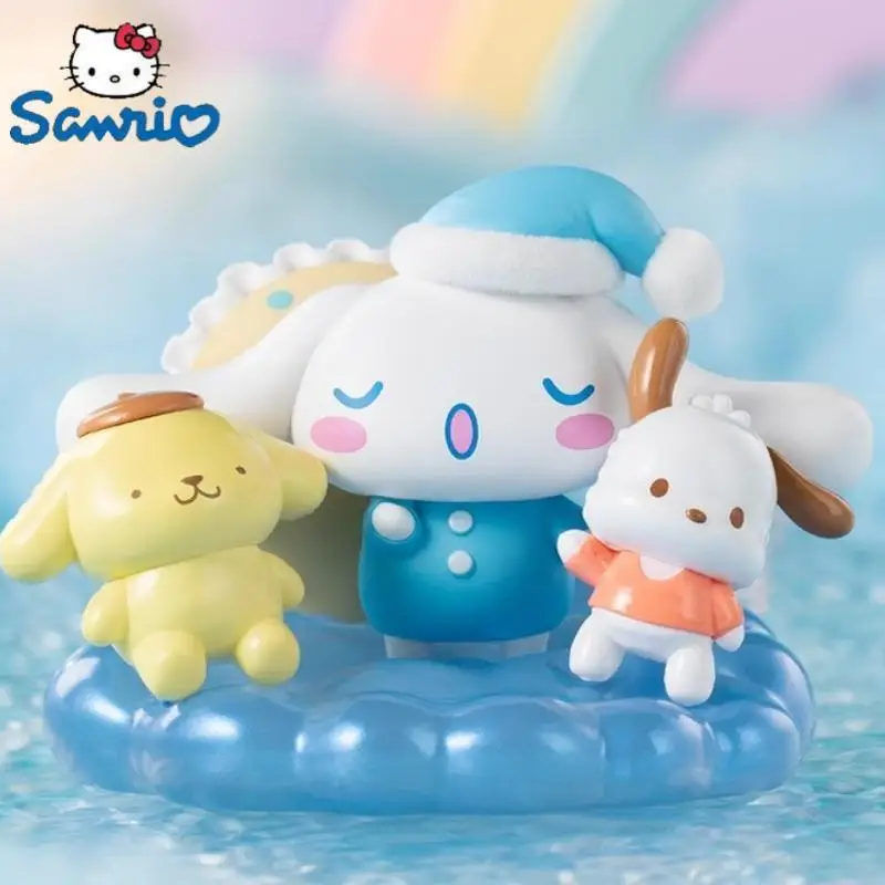 

Новинка Sanrio Подлинная хорошая мечта Лифт Cinnamoroll полакко Pom пуриновая фигурка аниме экшн-фигурка Модель Кукла Подарки
