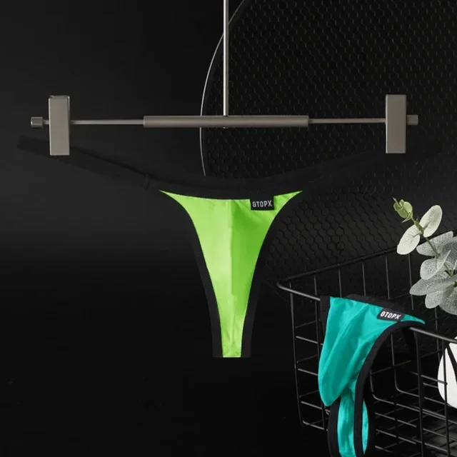 1pc Sexy G-Strings For Men Bikini Briefs Shorts U-convex Pouch Thongs Lingerie Underpants Low Waist T-Back Underwear Male - Image 2