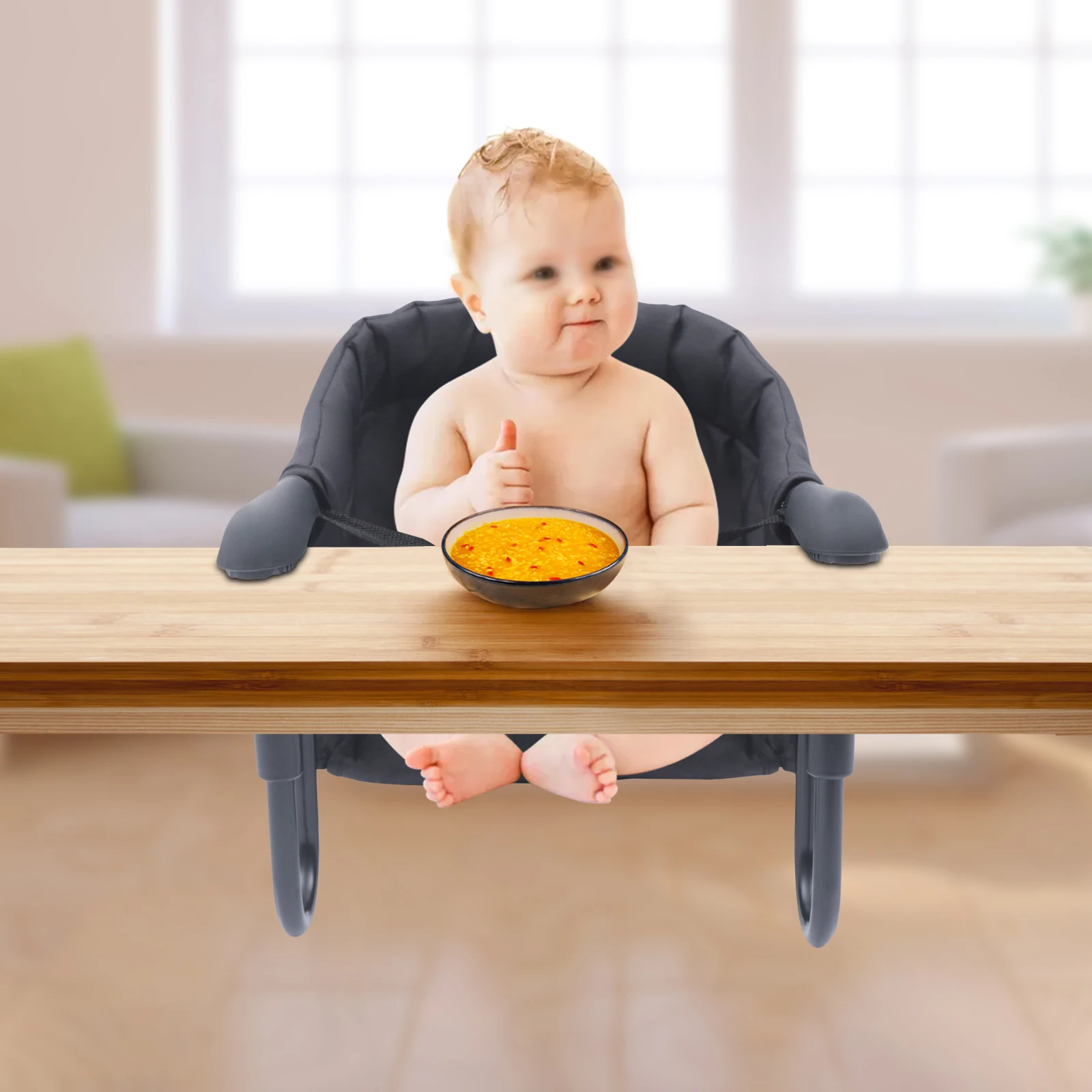 Portable Baby feeding Chair Folding Baby Eating Chair Dinning Booster 6 months~3 year old Highchair folding chair