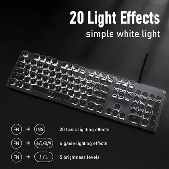 EWEADN TK100 Retro Mechanical Keyboard 3