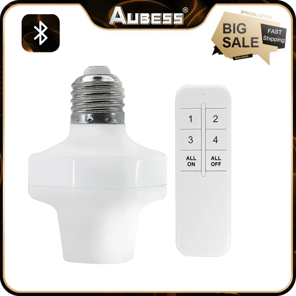 eWLink Wireless Remote Control Lamp Holder Smart Home 240V Light Switch