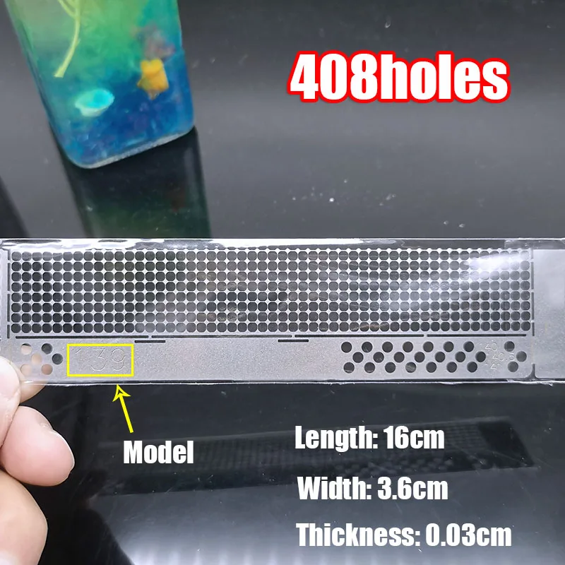 Diamond Painting Accessories 139 Model 408holes 1020holes 2200holes Stainless Ruler for 5D Diamond Painting Embroidery Round Drills