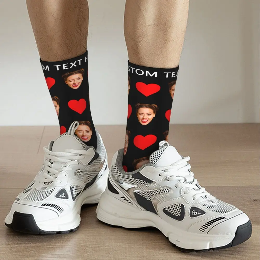 Personal Custom Avatar Printed Socks Cozy Sport Middle Tube Socks Cotton for Unisex Birthday Present 90 Scdccfaabe1db4b7c82baa414f1abf5f3O