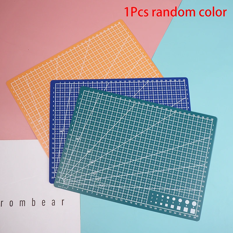 A4 PVC Cutting Mat Cutting Pad Patchwork Tools Manual Tool Board Double-sided Self-healing Randomly cutting mat cutting pad