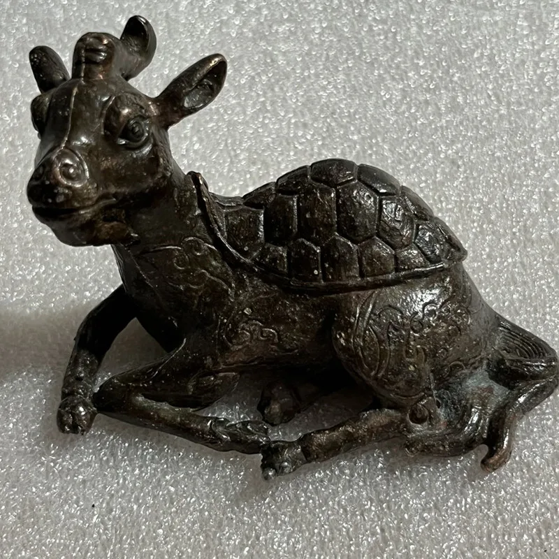 

Exquisite Handicrafts Antique Small Ornaments Mythical Beast Statues Fine Workmanship Home Decoration Family Wealth Good Luck Je