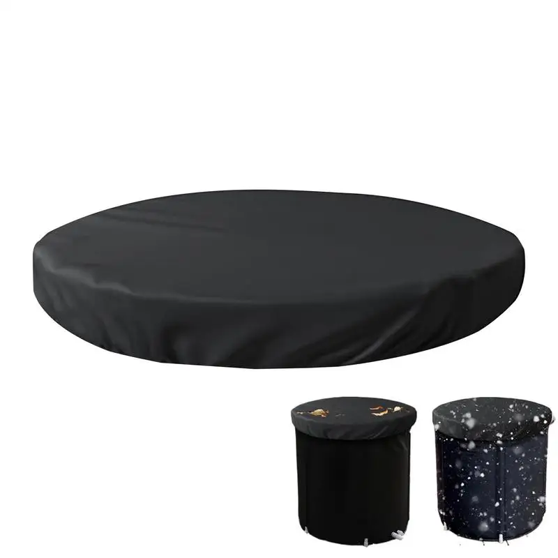 Ice Bath Cover Thermal Cold Bath Tub Lid Dustproof Cover Foldable Ice Tub Lid Protect From Dust And Debris For Plunge Up To