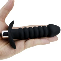 Anal Butt Plug Dildo Vibrator Prostata Massage Bead-Vibration Modi Stimulator Butt Plug Sex Spielzeug für Männer Frauen Paare