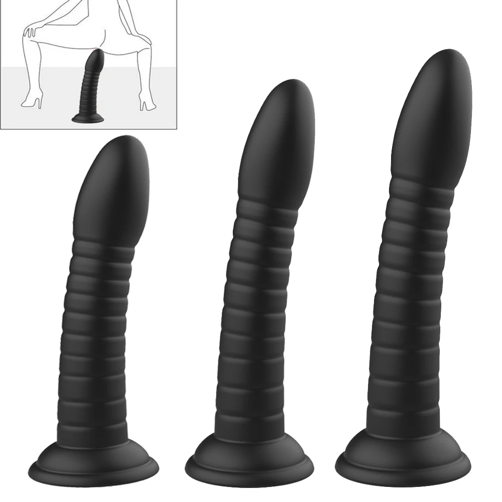 Erotic Soft 3 Size Dildo Realistic Female Toys Penis Strong Suction Cup Dick Sex Toys for Woman Toy for Adult G-spot No Vibrator sex toys