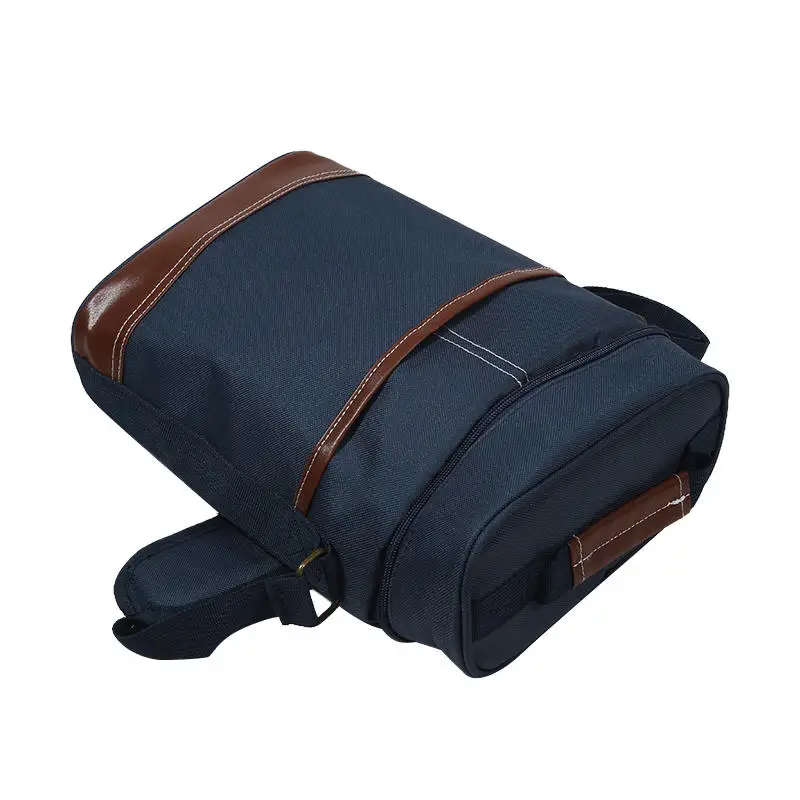 Cooler Bag for 2 Bottles Wine Bag Portable Bucket Carrier with Ice Champagne Picnic Pack Travel Carrier Wine Cooler Totes