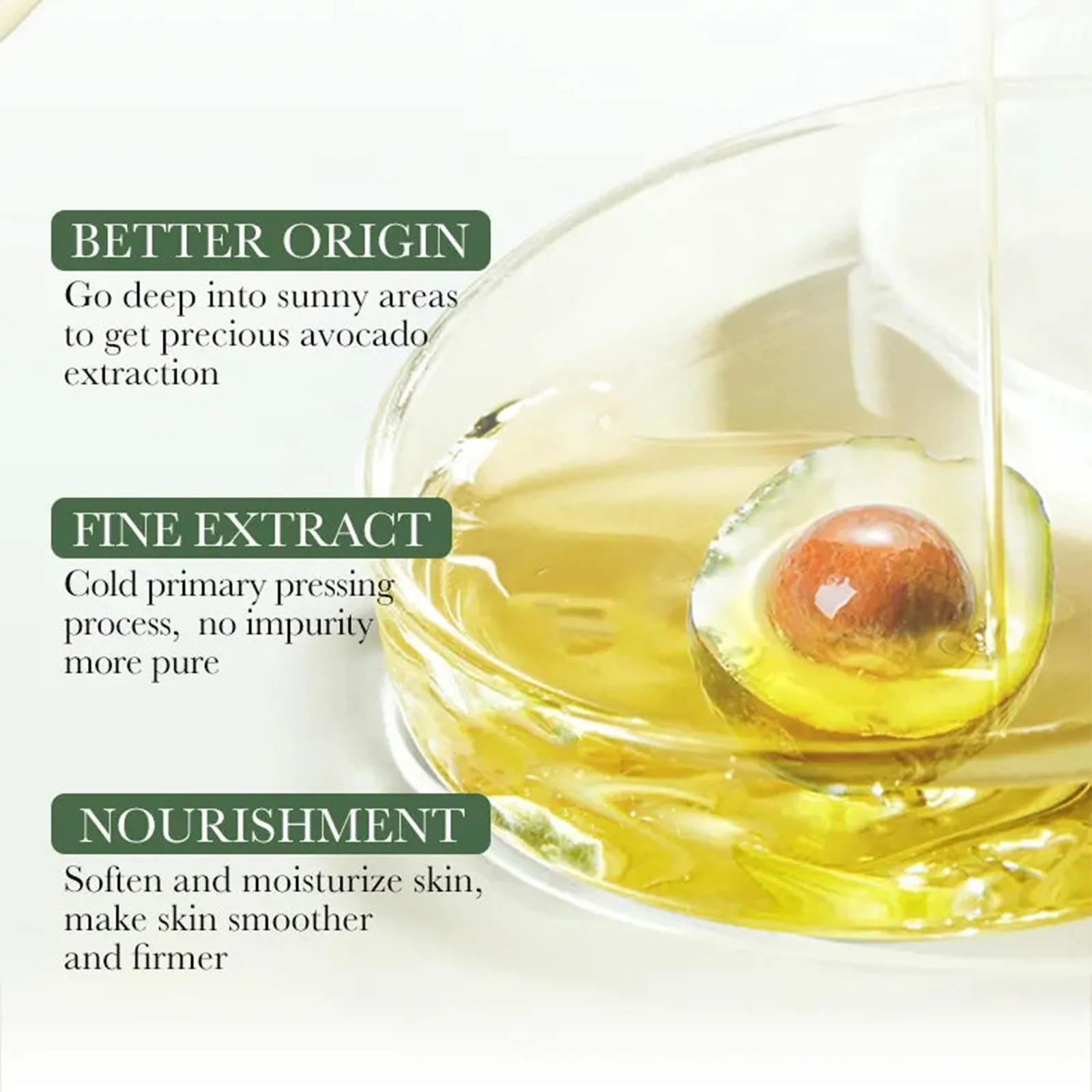 Avocado Face Essence Anti-Aging Wrinkle Removal Lifting Whitening Moisturizing Repairing Nourish Smooth Facial Serum Skin Care Face Care_voghion.com