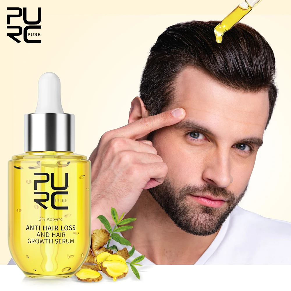 

PURC Ginger Hair Growth Products for Men Women Anti Hair Loss Fast Regrowth Thicken Scalp Treatment Hair Grow Care Oil