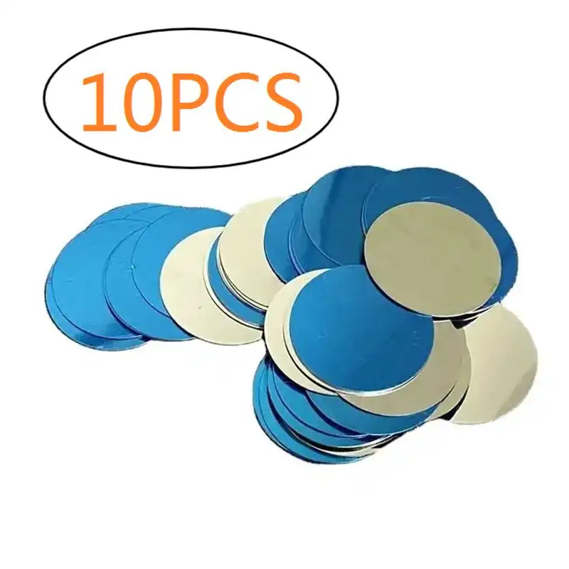 10pcs Metal Sticker Plate Double-sided Adhesive Disks Iron Sheet for ...