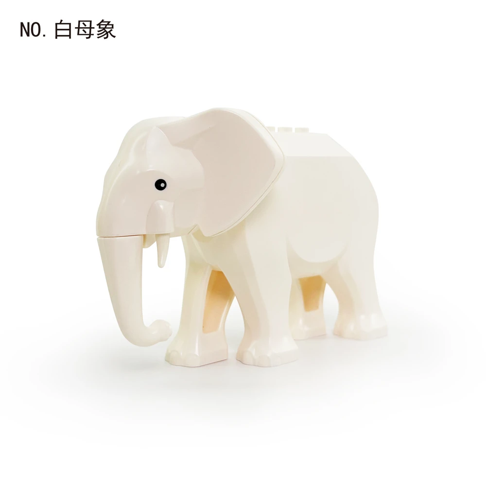 Mittelalter Ritter Kaiserkrieg Elefant Tier Bausteine Spielzeug Desktop Ornamente Ziegel Kinder Geschenk – Detail 33