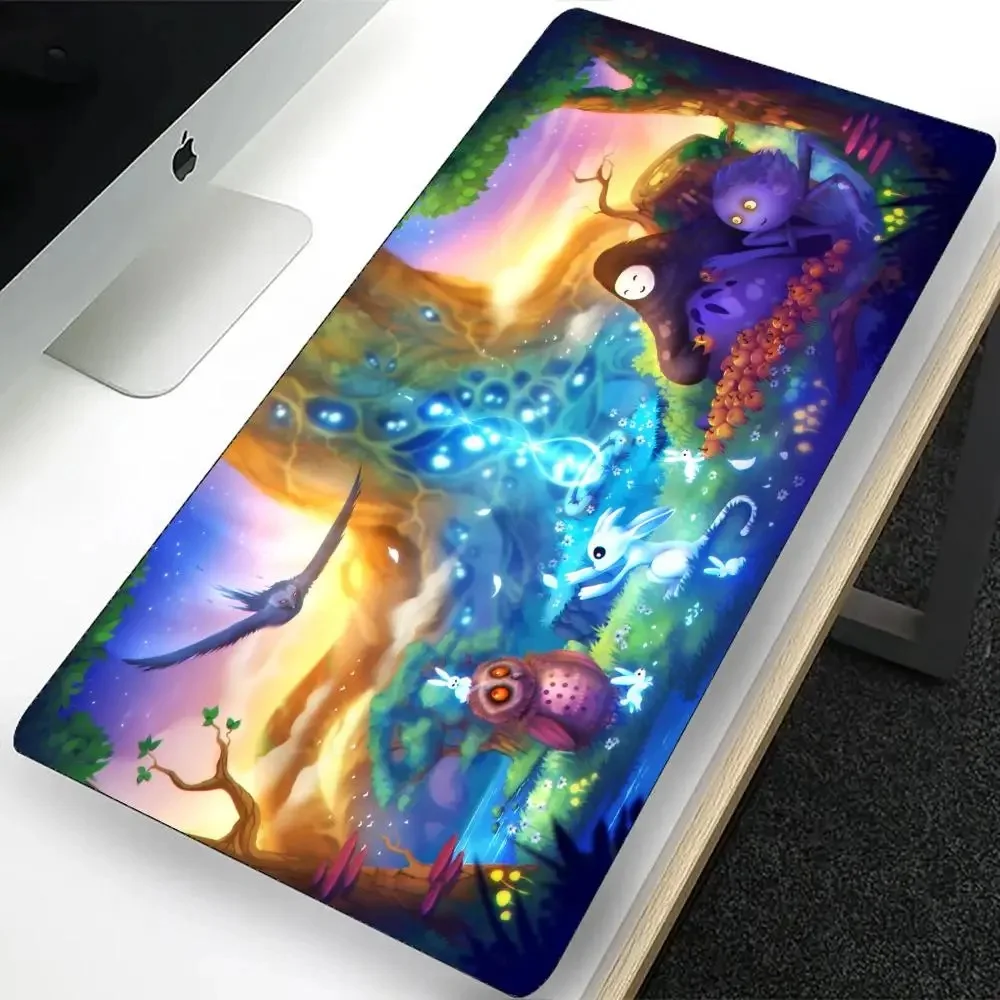 Ori E The Blind Forest Large Gaming Mouse Pad Computer Mousepad Pc Gamer Laptop Mouse Mat Xxl Office Keyboard Mat Desk Pad