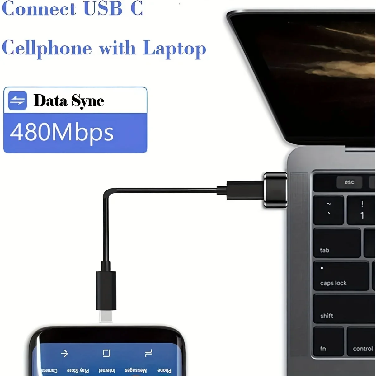 Versatile USB-C and USB Adapter Set - Pack of 4/8 for Laptops and Smartphones