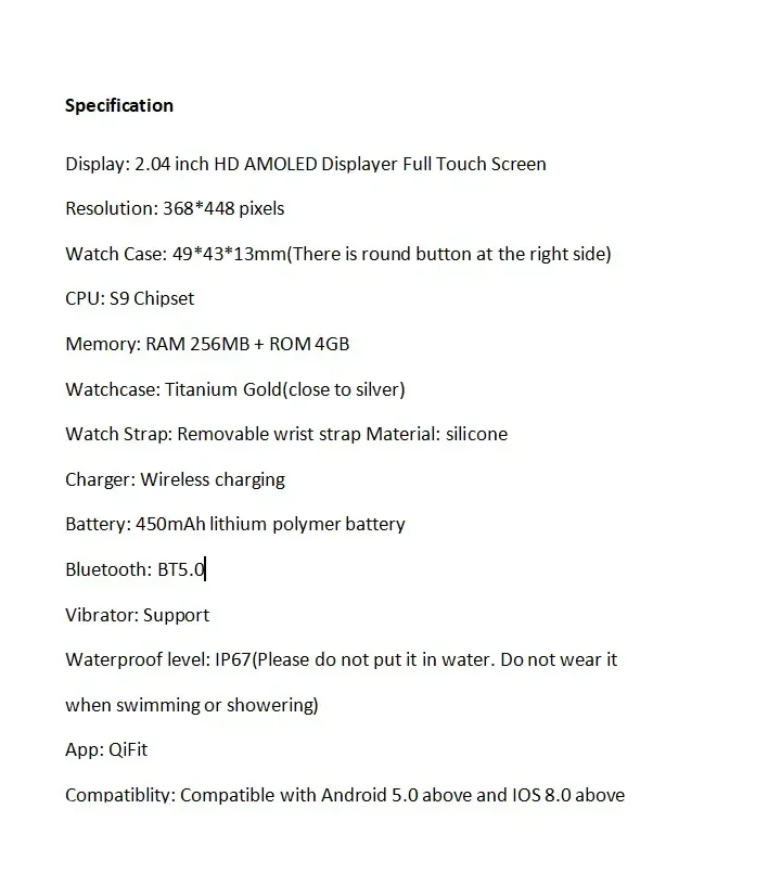   AMOLED ũ,  3 ÷ Ʈ Ʈġ, 4GB ROM, NFC 49mm ħ BT ȭ, 3  Ʈ ġ  