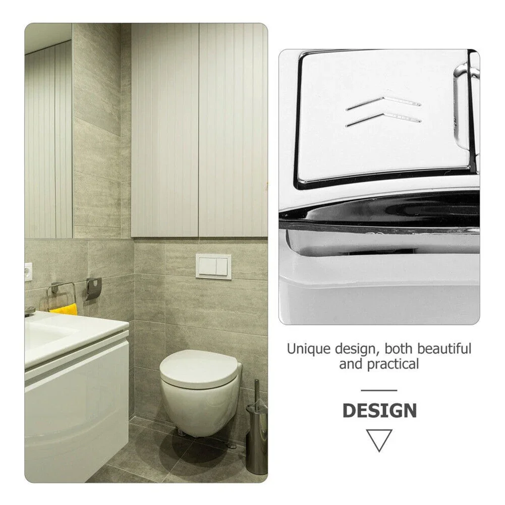 Toilet Button 1 Pc Water Tank 63mmX35mm ABS Double Easy Installation