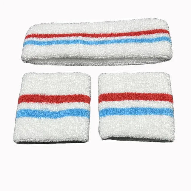 Men Women Sport Wristbands For Tennis Yoga Headband Volleyball Wrist Brace Guard Basketball Fitness Towel Sweatband Head Band 6