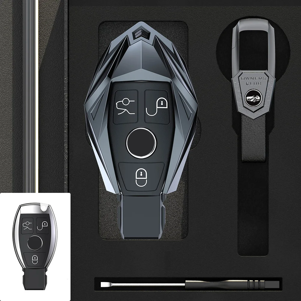 Mode Auto Fernbedienung Schlüssel Fall Abdeckung Shell Für Mercedes Benz A C E S G Klasse GLC CLE CLA GLB GLS W177 w205 W213 W222 X167 AMG – Detail 7