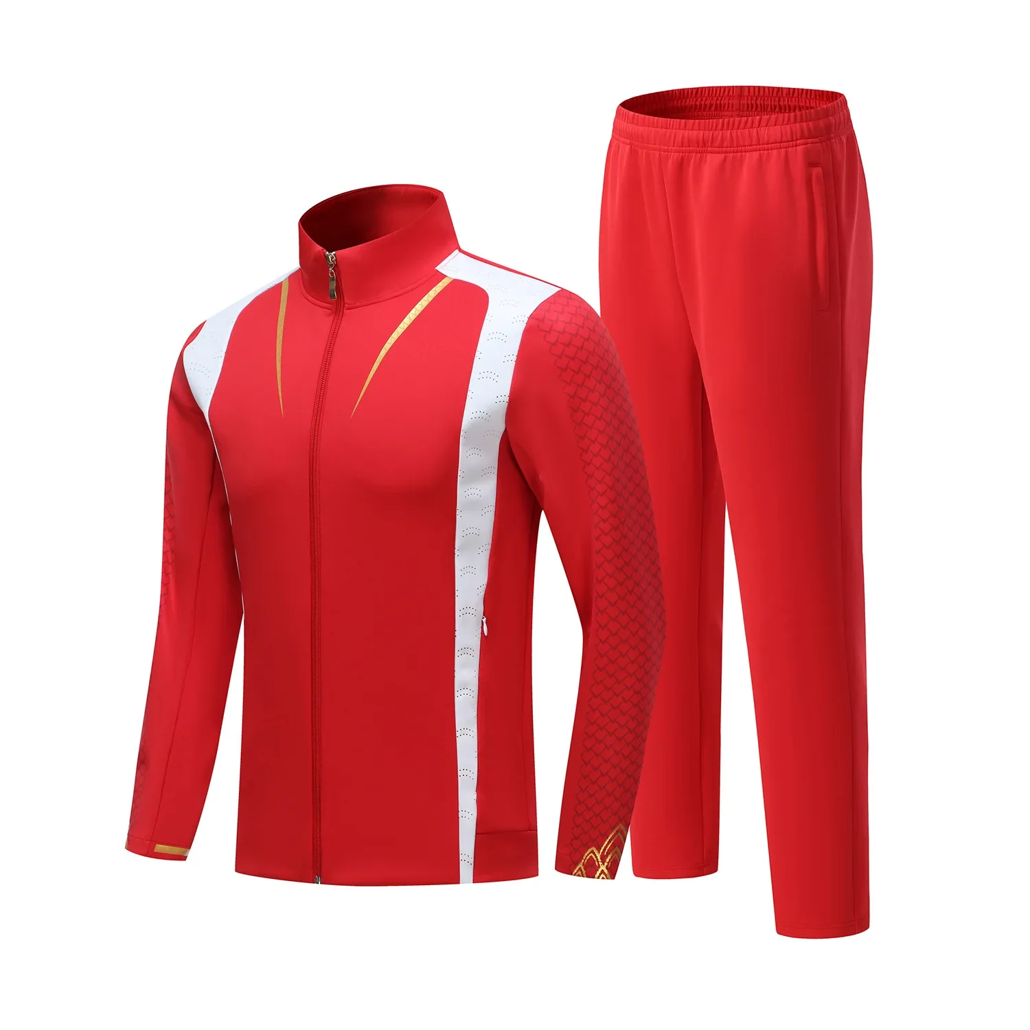China Team Long Sleeve Sports Casual Jacket For Men And Women Spring Autumn Training And Award Ceremony Baseball Sport Shirt