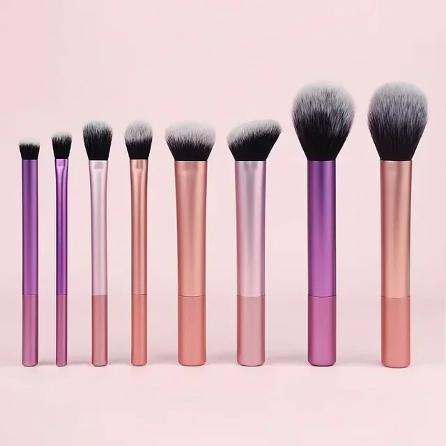 7/8pcs Makeup Brush Kit Soft Synthetic Hair Make Up Brushes Foundation Blush Eyeshadow Cosmetic Makeup Tools 1