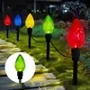 Pathway Lights Solar Powered 5X Garden Stake Lights for Pathway Solar Garden Light Long Lasting Outdoor Lighted Stake Christmas 4