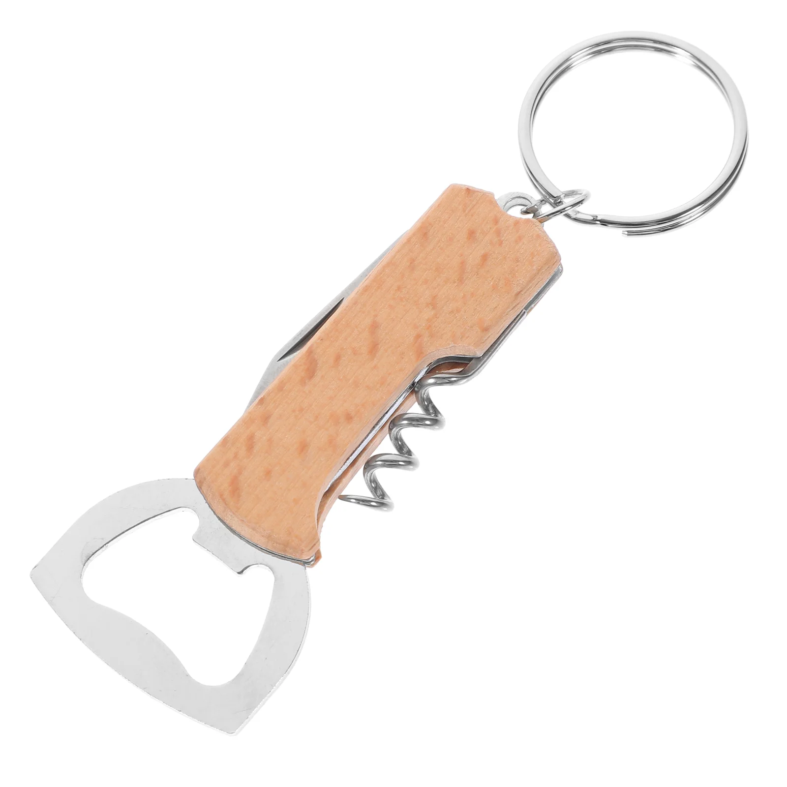 

Key Chain Bottle Opener Multipurpose Corkscrew Opener Soda Beverage Opener