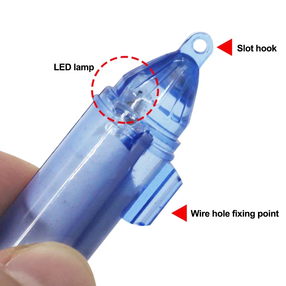 1Pc Fishing Lamp Electronic Underwater Fishing Lamp Mini Fish Trap Lamp Led Fishing Lamp Sea Fishing Colorful Deep Sea Crankbait