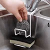 Durable Sink Caddy Sink Sponge Holder Small Kitchen Bathroom Metal Organizer Liquid Dish Drainer Faucet Rack Shower Convenient 2