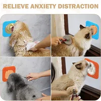 Pet Supplies Silicone Pet Licking Mat Cat Anti-choking With Slow Food Bowl Puppy Bath Distracted Licking Plate Cutlery 2