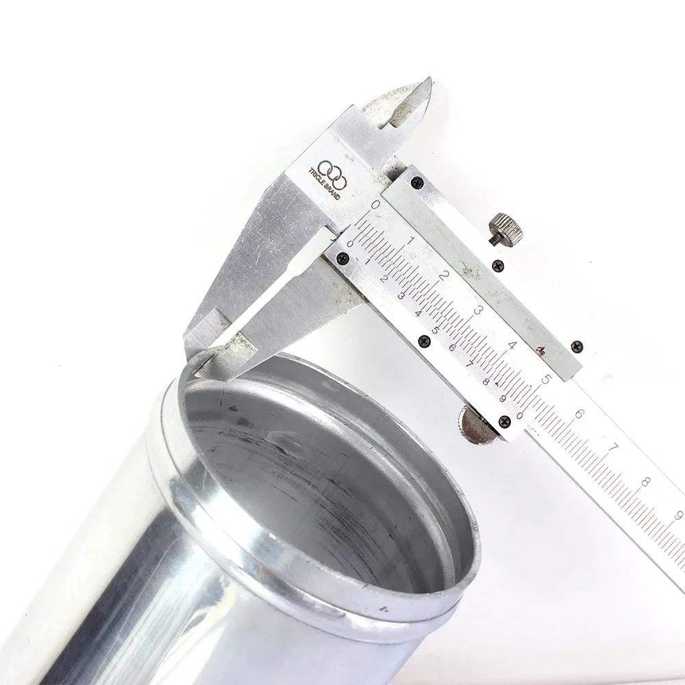 콜드 에어 인테이크 파이프 범용 120mm 길이 터보 엔진 연결 어댑터 조이너 51mm 57mm 63mm 70mm 76mm 합금 알루미늄 튜브