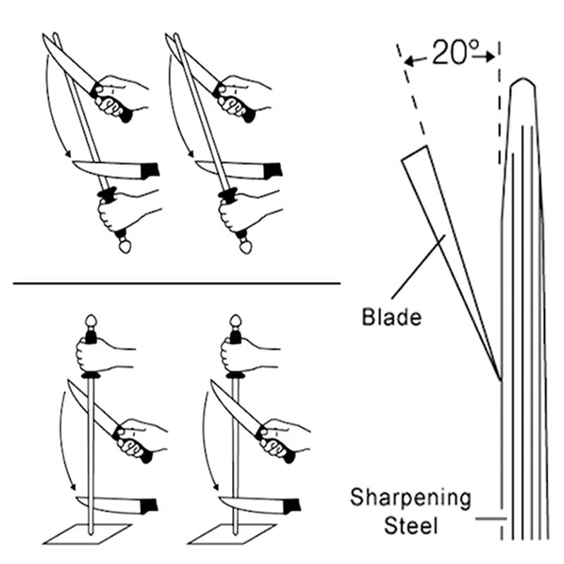 17Inch 600 Kitchen Grit Diamond Knife Sharpener Sharpening Steel Rod Stone knife sharpener kitchen knife sharpener knife sharpening stone diamond sharpening stone