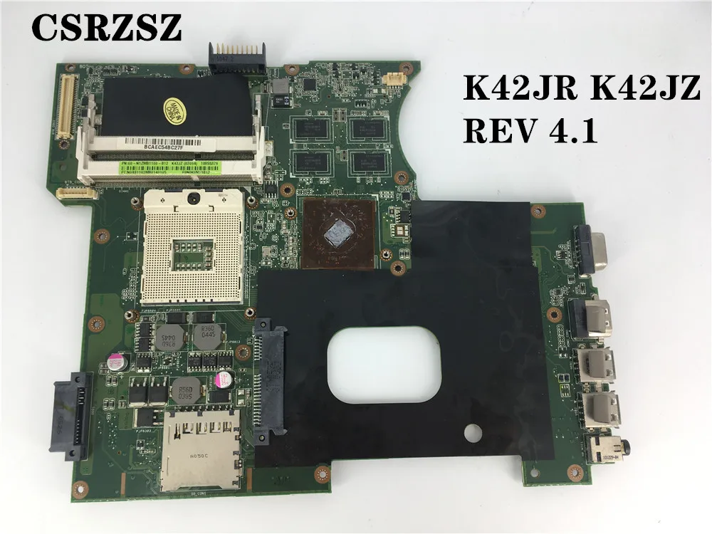 

K42JR Motherboard REV 4.1 For ASUS K42J K42JZ Laptop motherboard K42JR Mainboard Fully test work