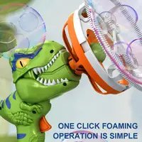 Soap Bubble Gun Dinosaur Electric Blowing Tuba Bubbles Machine Automatic Blower Toys Outdoor Games Party Toy For Kids Boys Gifts 5