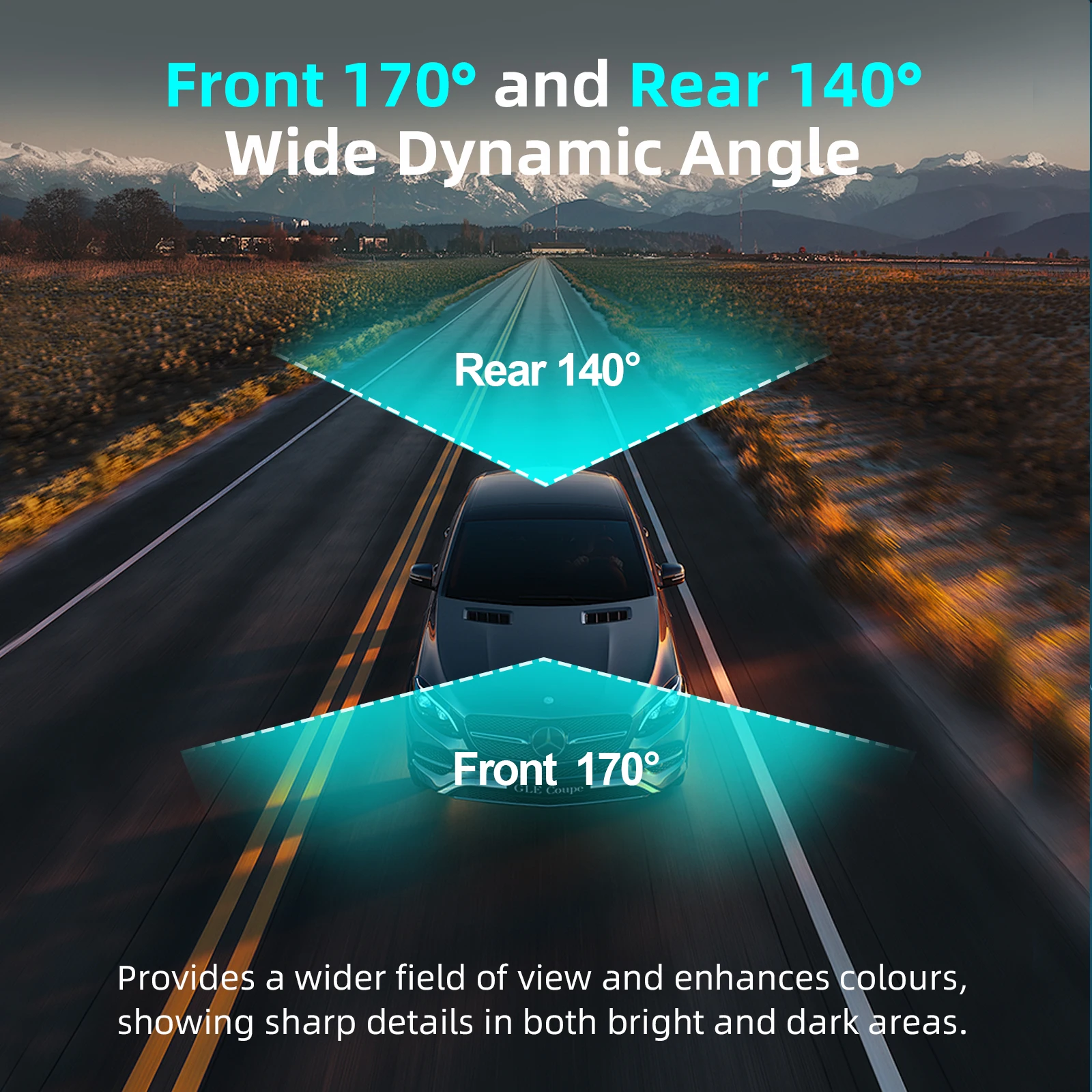4K WIFI Dash Cam 2160P Car DVR Support front & rear lens Night Vision G-Sensor 24H Parking Monitor