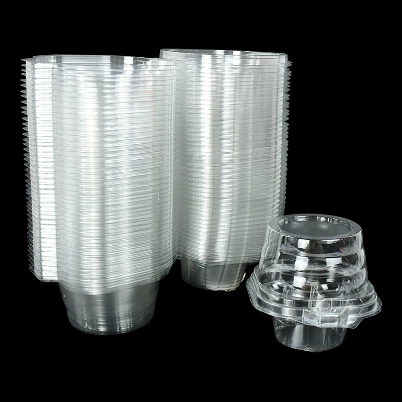 20/50Pcs Individual Cupcake Boxes Clear Muffin Cake Dessert Holders with Dome Lids, Tra... - SKU CCH01507 - UGI Packaging