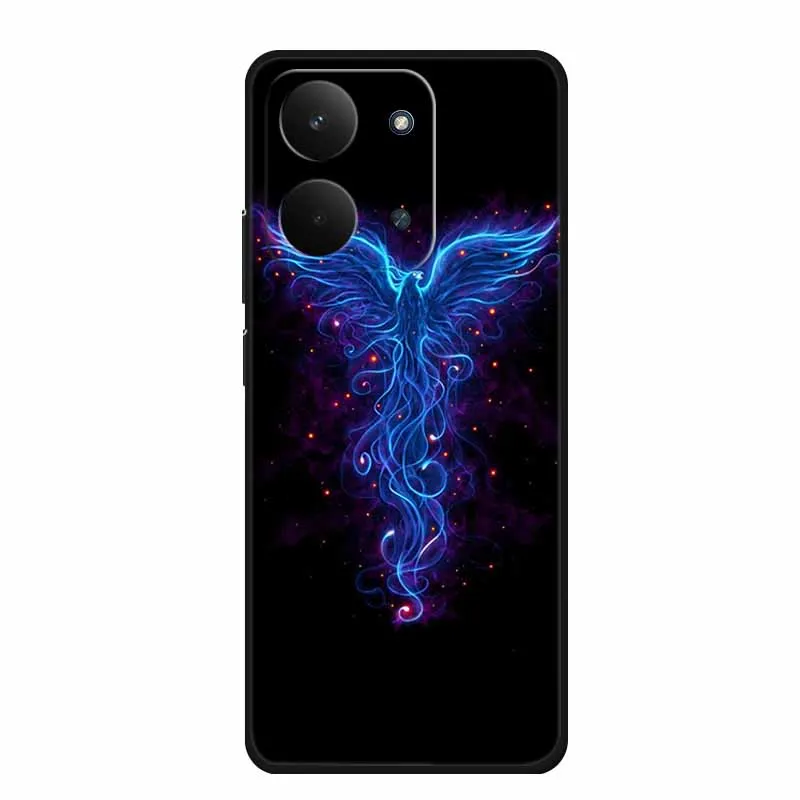 Sleek Black Silicone Soft TPU Phone Case - Protective Back Cover