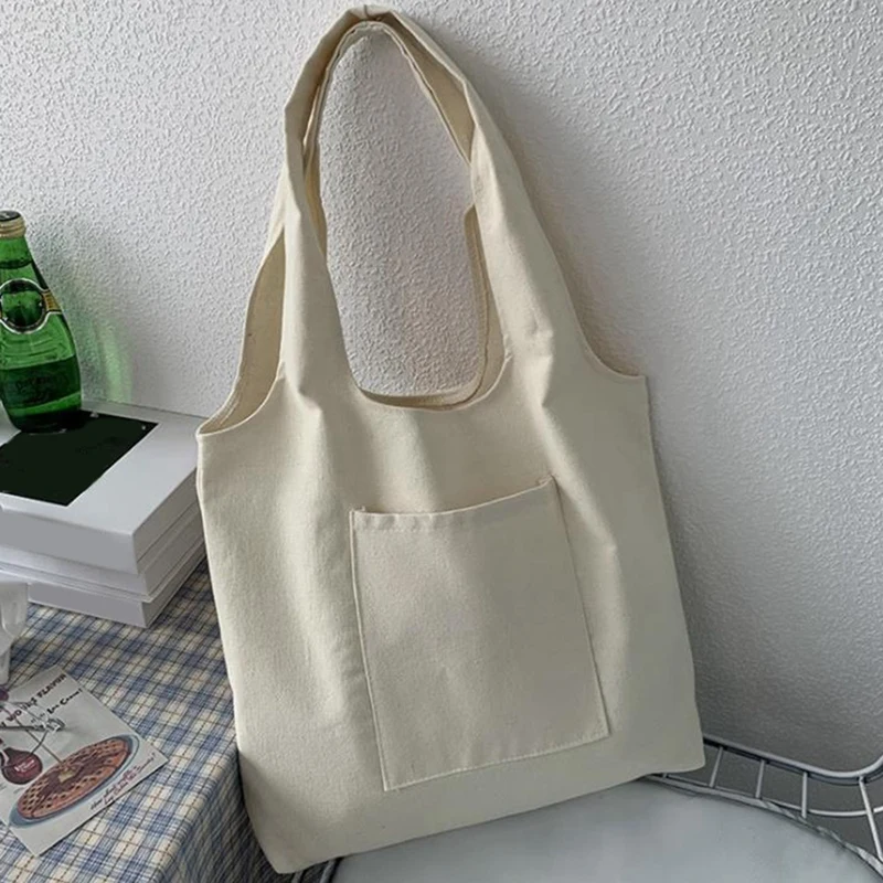 Bag Female 2021 New Ins Canvas Bag Korean Version Large Capacity Shoulder Bag Versatile School Bag