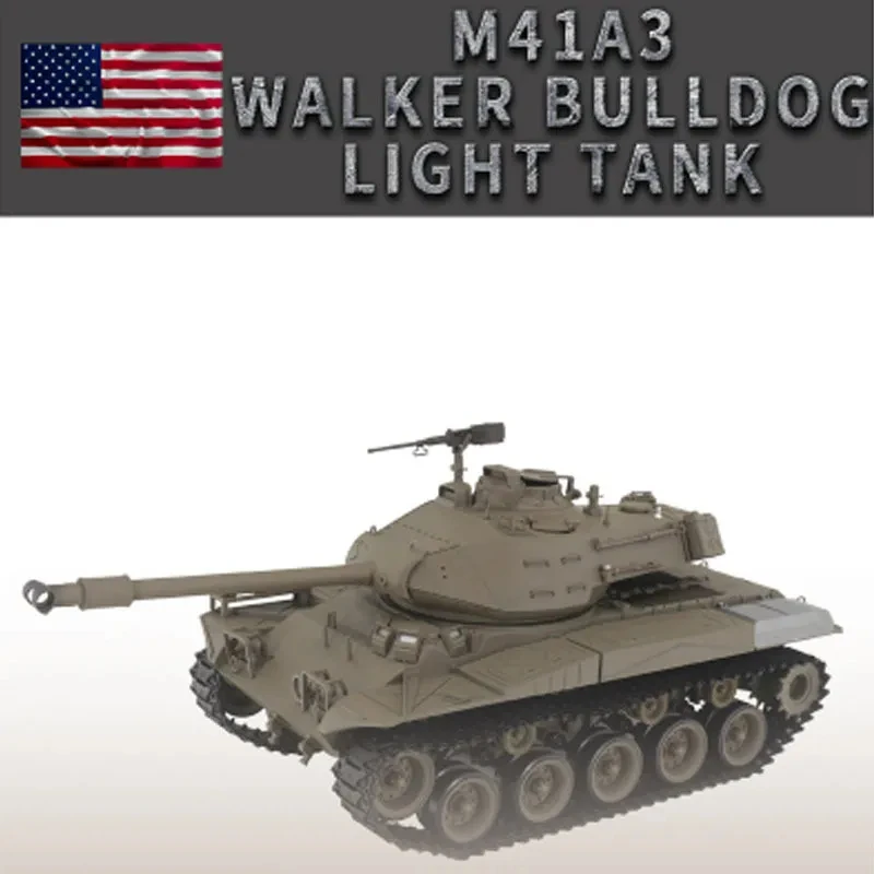 

Henglong 3839 1/16 American M41 " Model Walker Bulldog" Remote Control Battle Tank Competitive Battle Toy