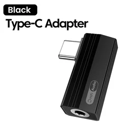 Universal USB - C to 3.5mm Audio Adapter - Dual Aux Converter for Smartphones and Tablets (Black C - 3.5MM)