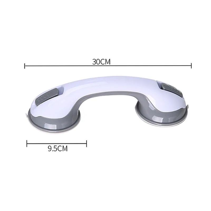 Shower Handle Safety Helping Handle Anti Slip Support Toilet Bathroom Safe Grab Bar Vacuum Sucker Suction Cup Handrail